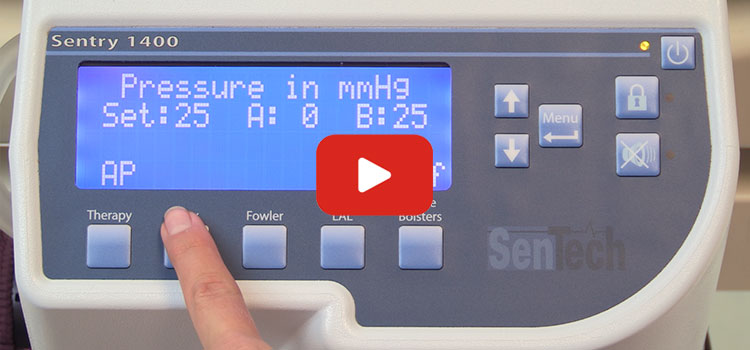 Sentry 1400 mattress control panel - In-service video