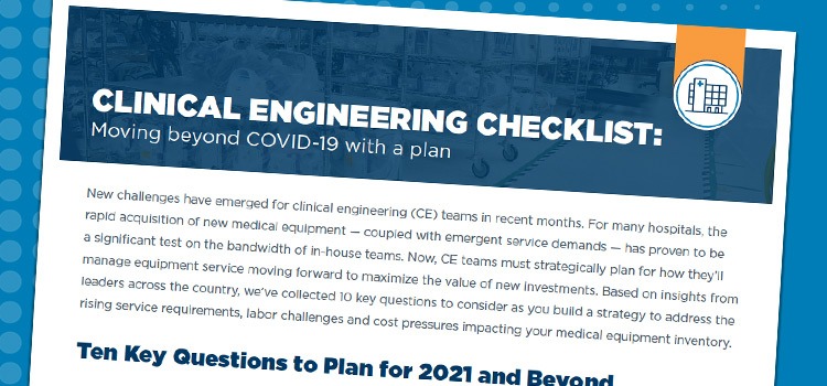 HTM Post-pandemic Checklist