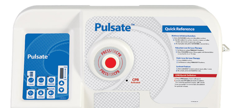 Pulsate support surface controller