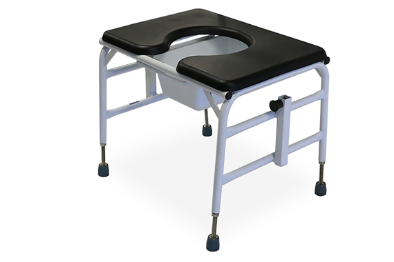 Bariatric Drop Arm Commode Bedside or Bathroom