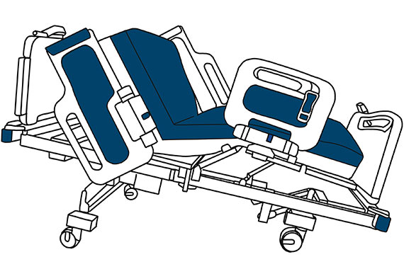 Bari Rehab Platform 3 cardiac chair