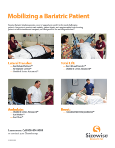 mobilizing a bariatric patient brochure