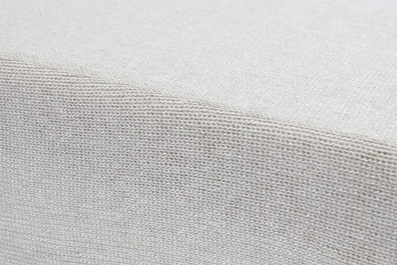 close up view of fire barrier layer