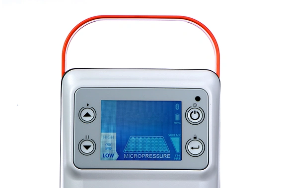 Patient Care Plus controller - close up of display screen